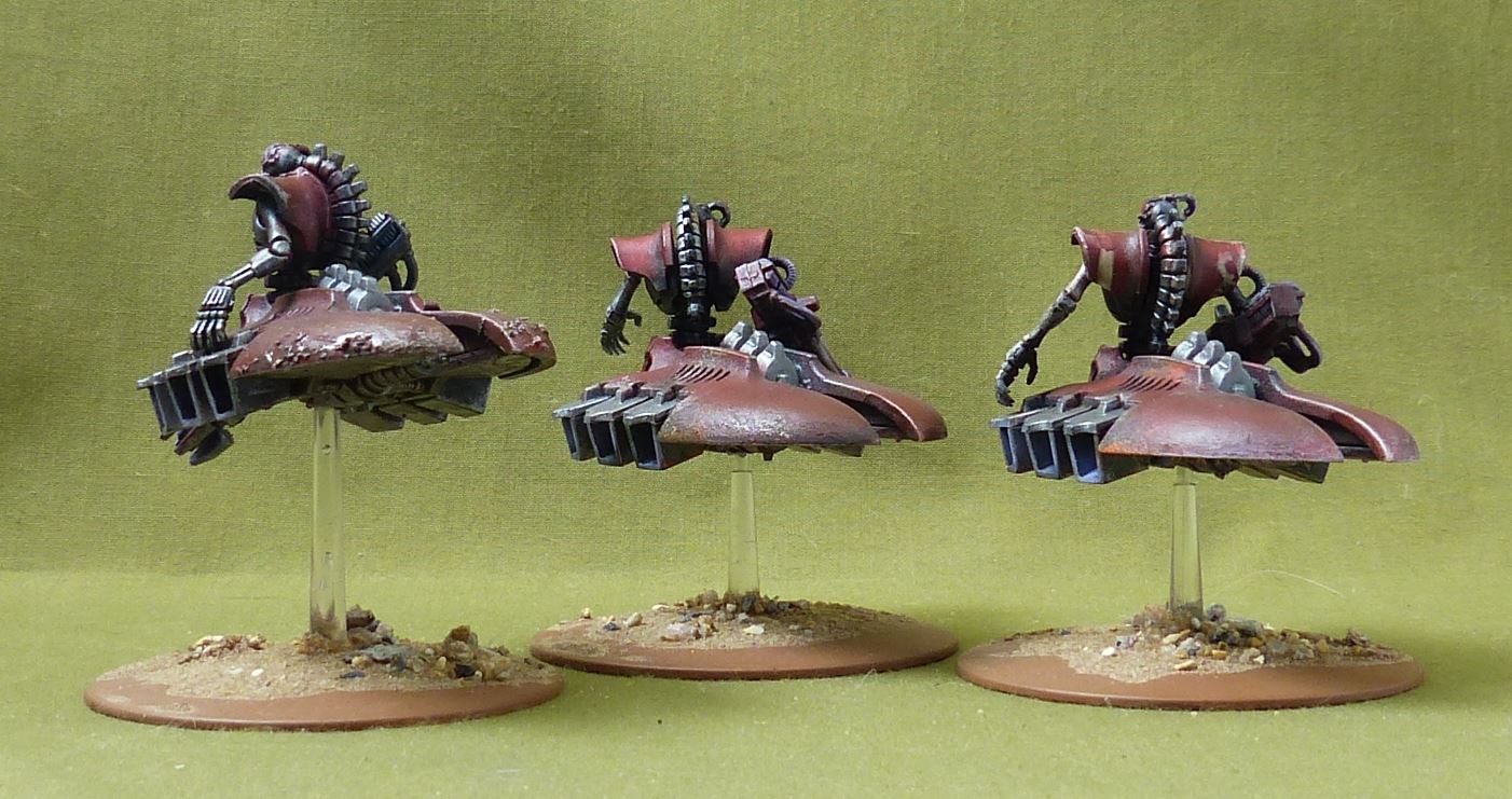 Lokhust Destroyer Squadron painted - Necrons - Warhammer 40K #3QA