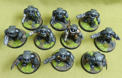 Legion Tartaros Terminator Squad painted - Adepta Astartes - Warhammer Horus Heresy #4XH