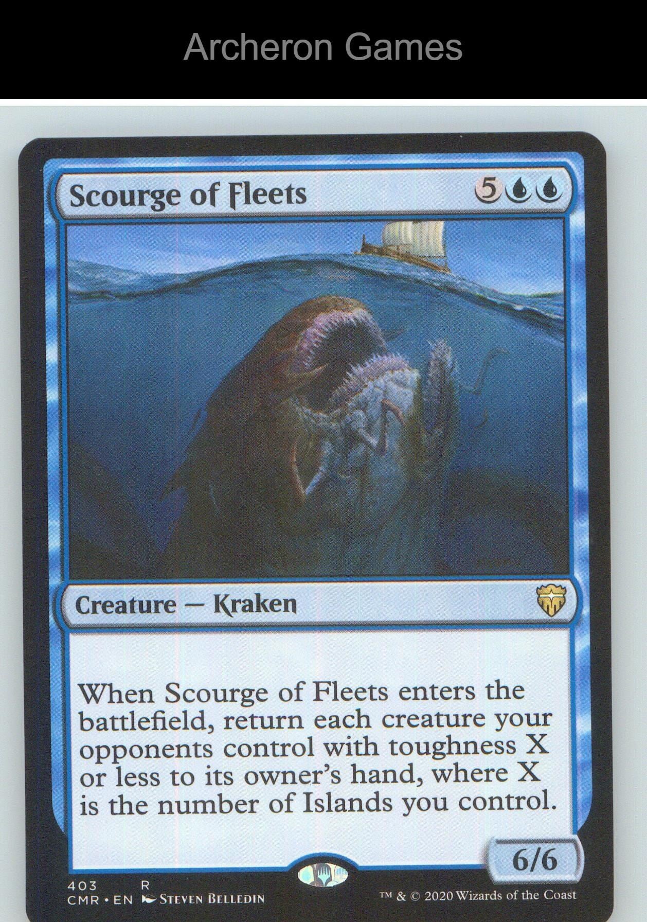 Scourge of Fleets CMR 403 R MTG Card NM/EX+