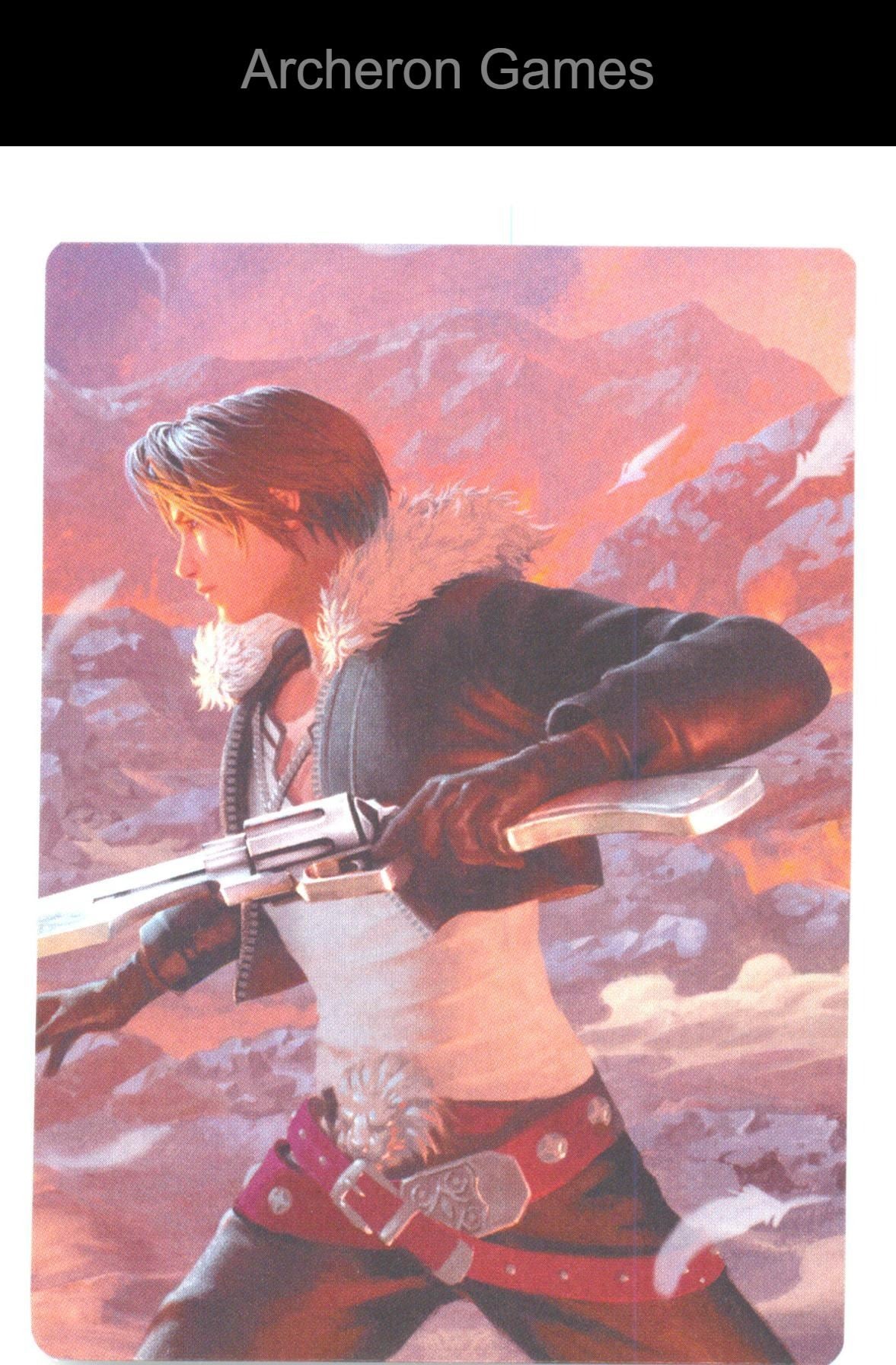 Squall, Gunblade Duelist Scene Art Card AFFIN 12 Special MTG Card NM/EX+