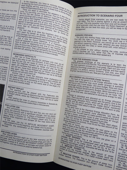 Introduction to Star Fleet Battle Booklet - Roleplaying Game #1NJ