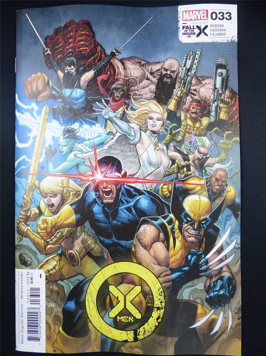 X-MEN #33 - Jun 2024 Marvel Comic #4N9