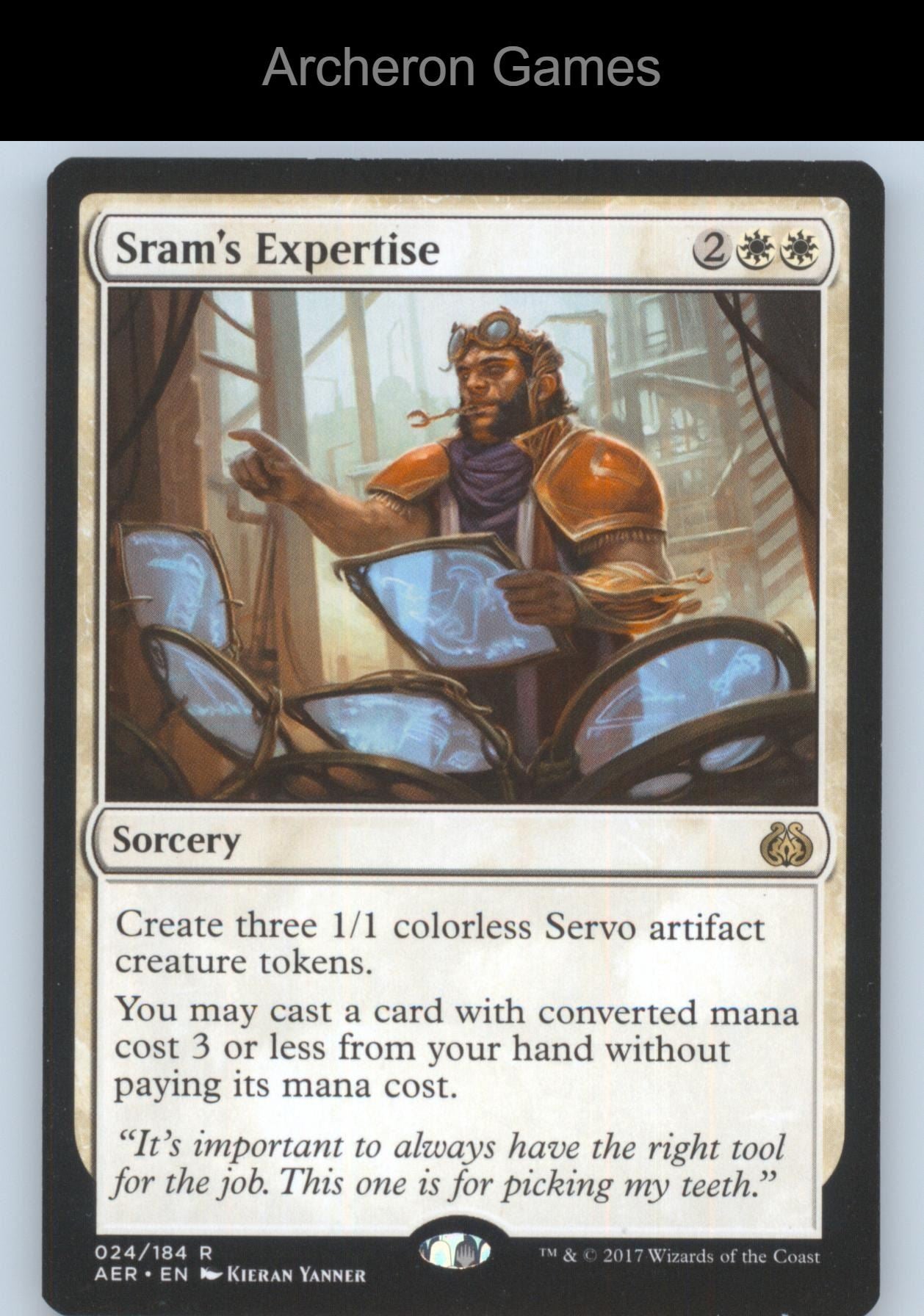 Sram's Expertise 24 R MTG Card Aether Revolt