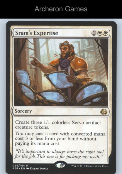 Sram's Expertise 24 R MTG Card Aether Revolt