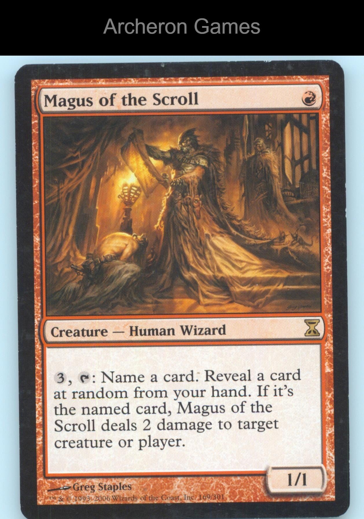 Magus of the Scroll 169 R MTG Card Time Spiral