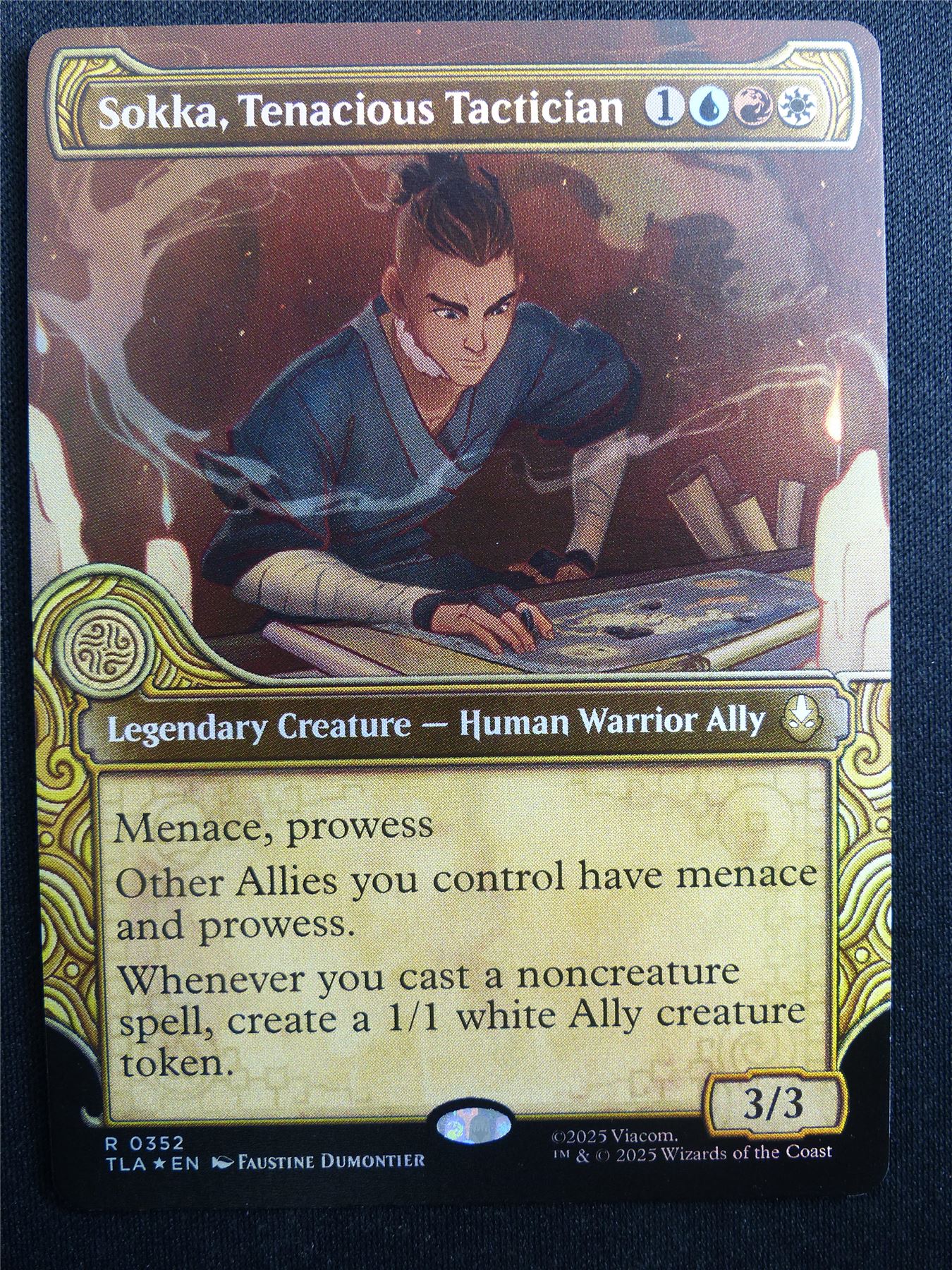 Sokka Tenacious Tactician Showcase Foil - TLA - Mtg Card #3FX