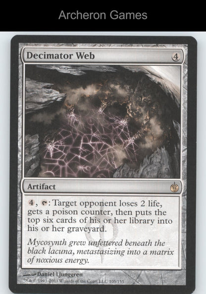 Decimator Web 105 R MTG Card Mirrodin Besieged