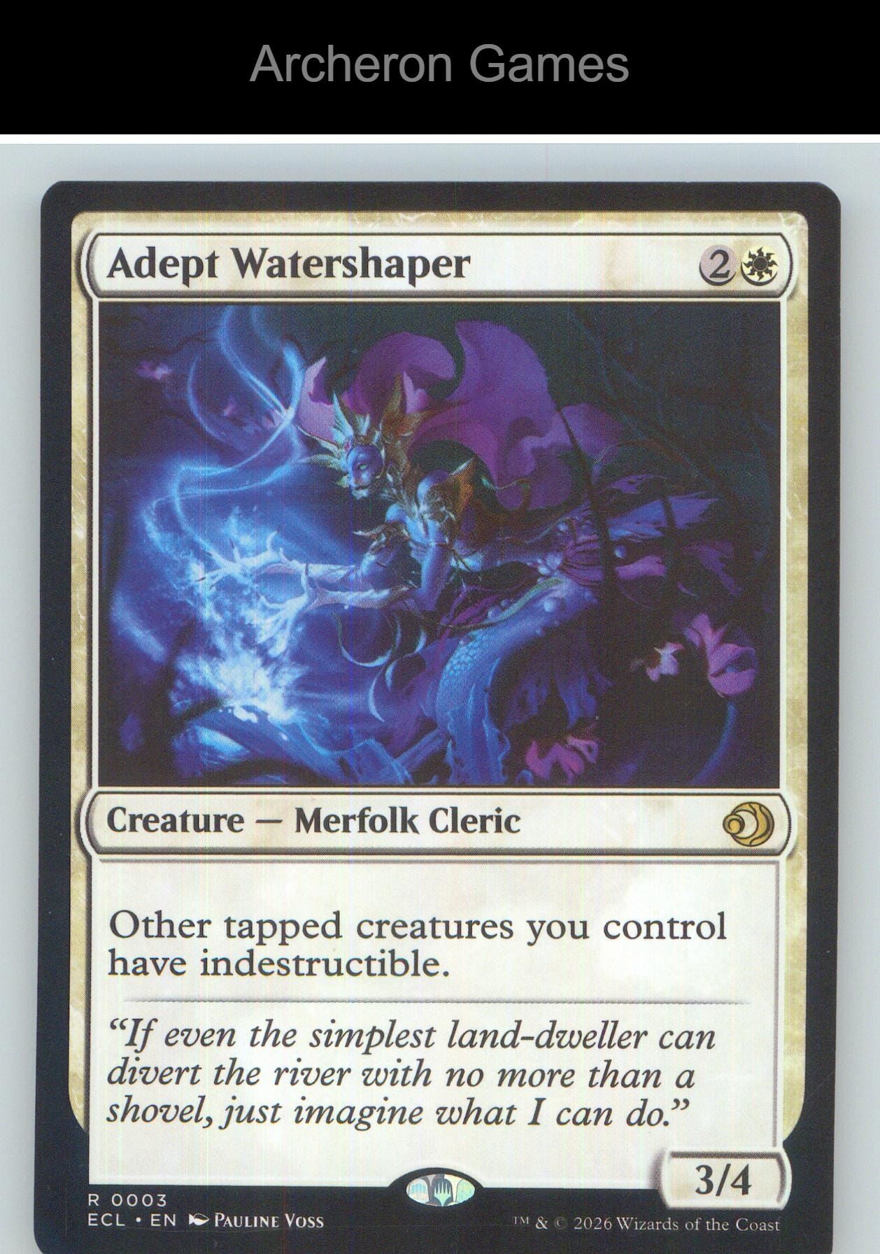 Adept Watershaper ECL 3 R MTG Card NM/EX+
