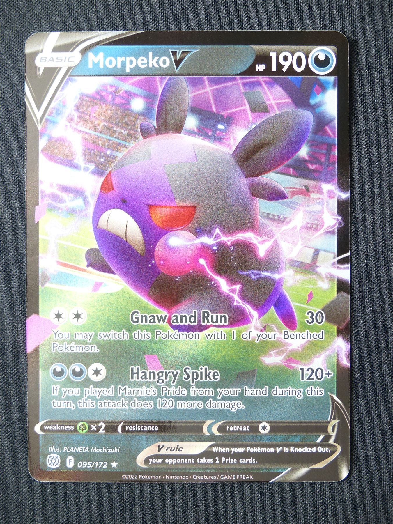 Morpeko V 095/172 Holo - Pokemon Card #63D