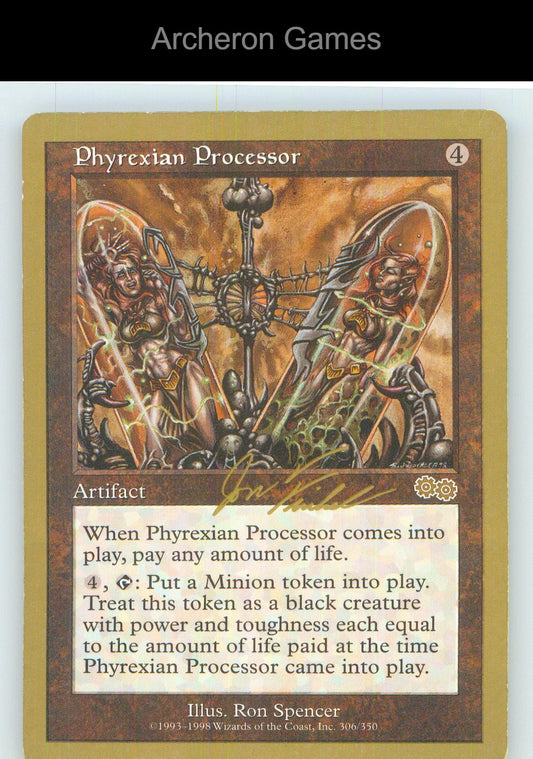 Phyrexian Processor - 2000 Jon Finkel (USG) Special MTG Card NM/EX+