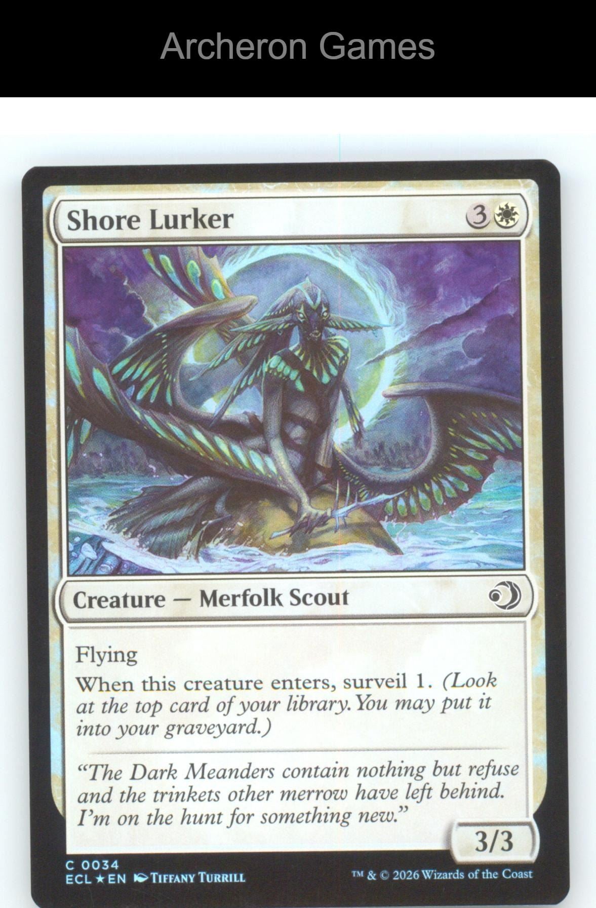 Shore Lurker ECL 34 C MTG Card Lorwyn Eclipsed Foil