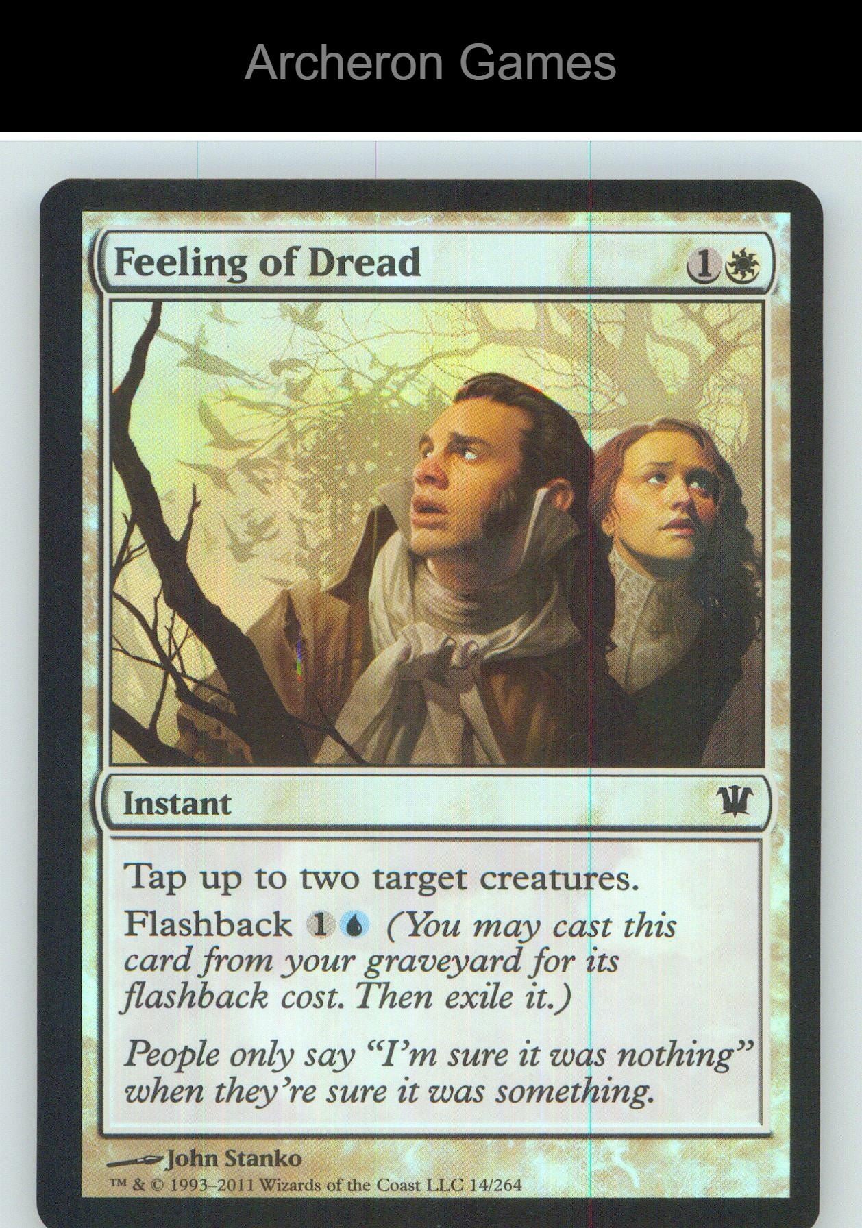 Feeling of Dread ISD 14 C MTG Card NM/EX+ Foil
