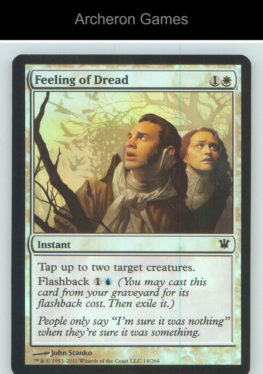 Feeling of Dread ISD 14 C MTG Card NM/EX+ Foil