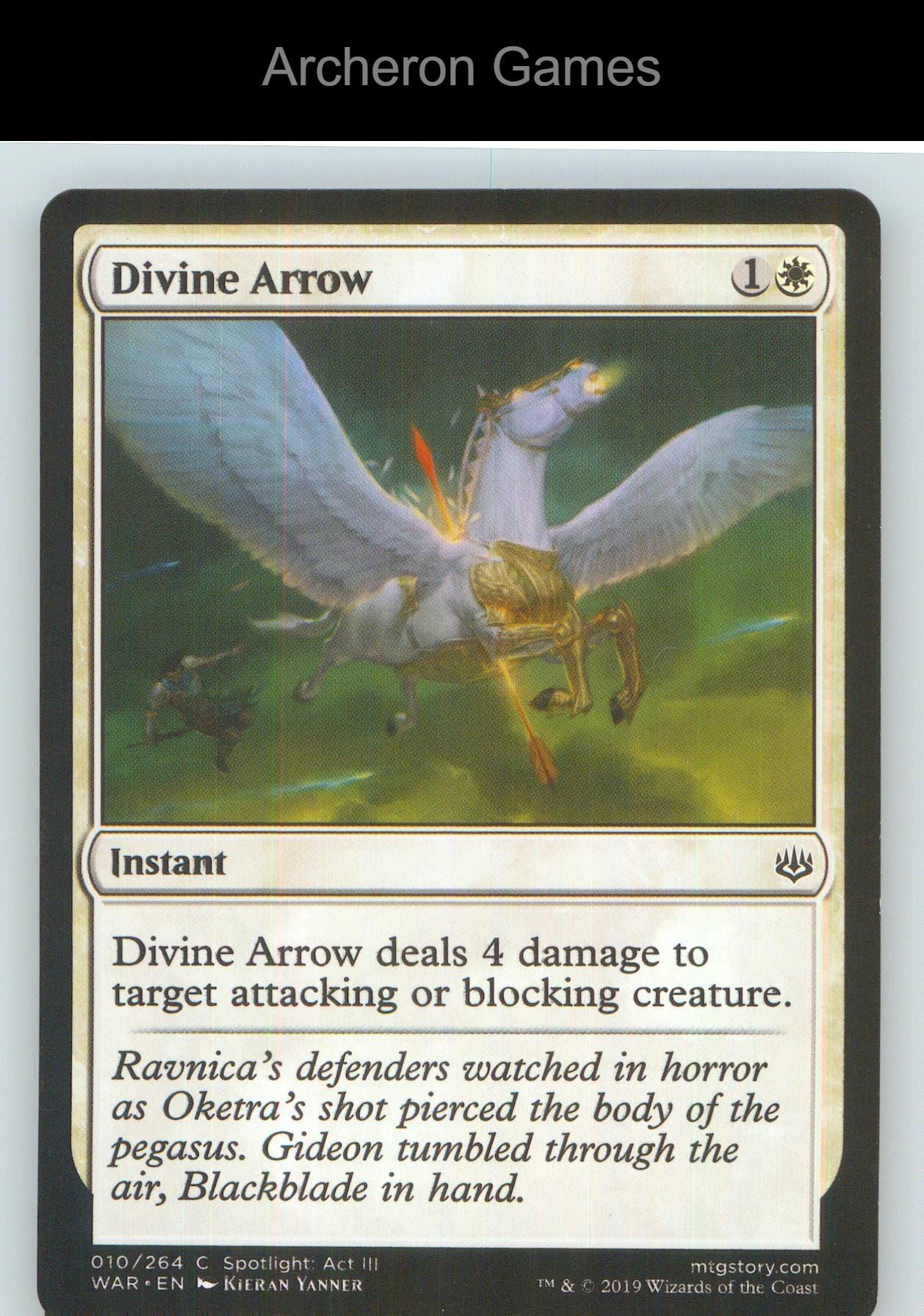 Divine Arrow WAR 10 C MTG Card NM/EX+