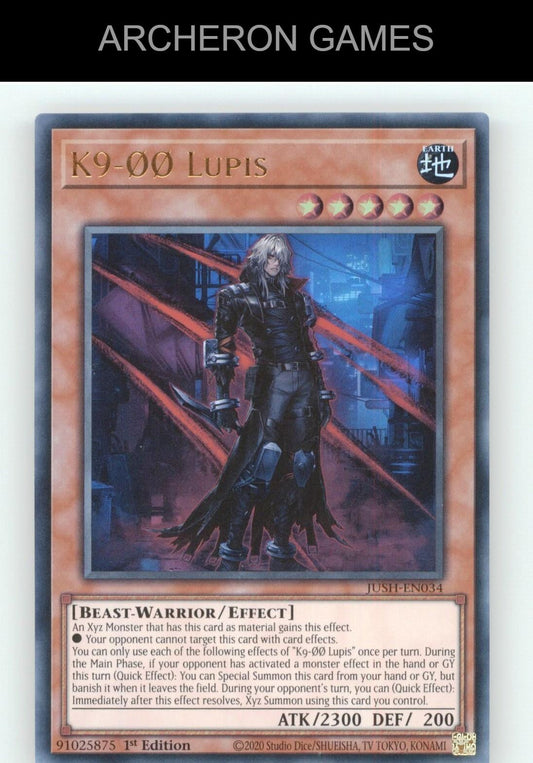 K9-00 Lupis Ultra Rare YUGIOH Card