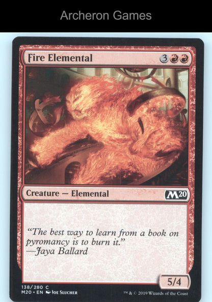 Fire Elemental 138 C MTG Card Core Set 2020