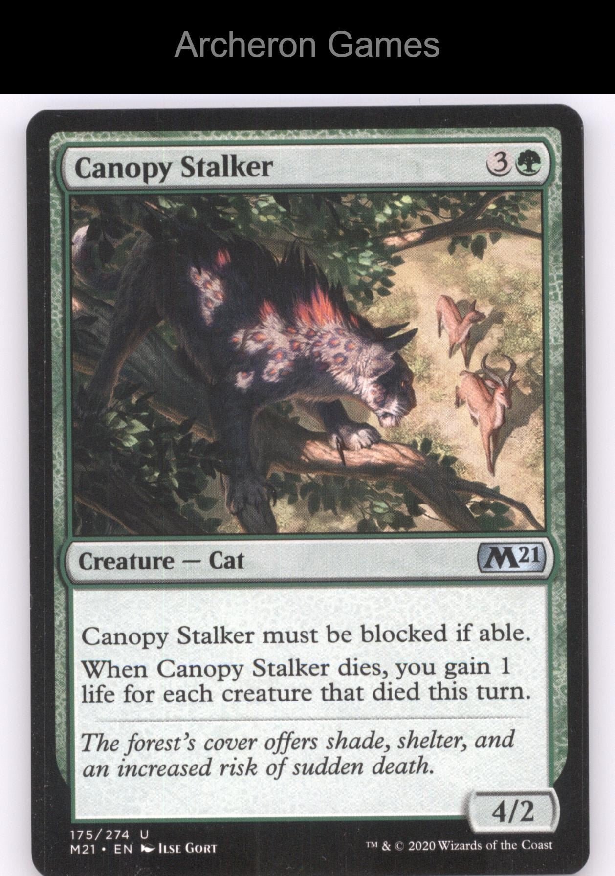 Canopy Stalker 175 UC MTG Card Core Set 2021