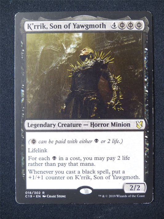 K'rrik Son of Yawgmoth - C19 - Mtg Card #7BU