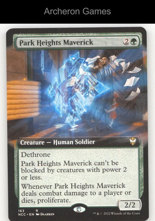 Park Heights Maverick (Extended Art) 163 MTG Card: Streets of New Capenna