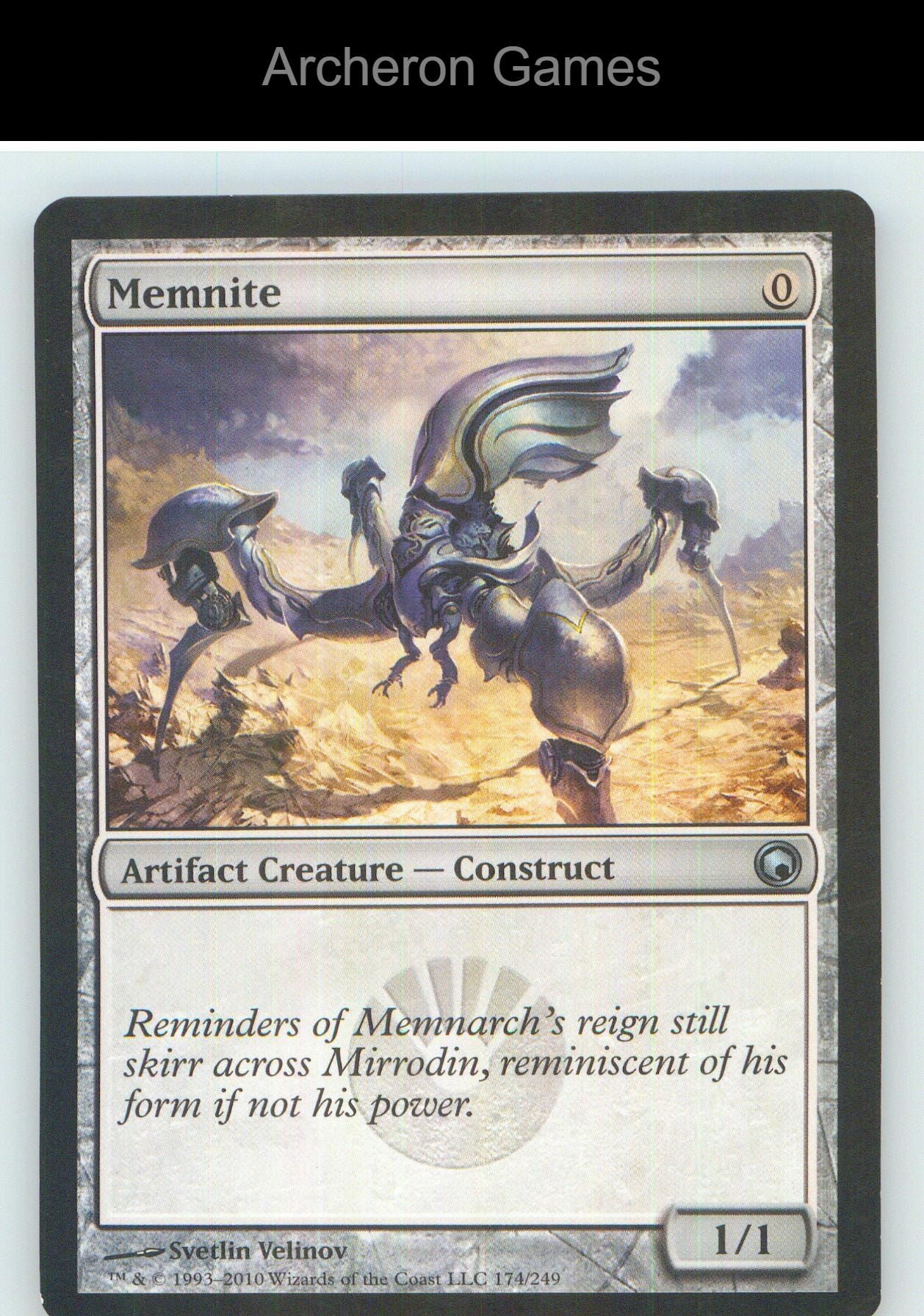 Memnite SOM 174 UC MTG Card NM/EX+