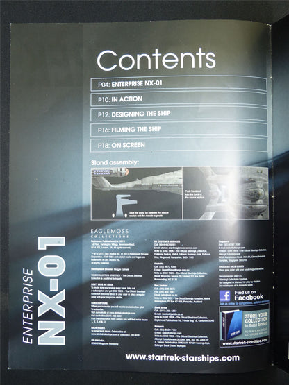 Star Trek The official Starships Collection #4 - Eaglemoss Magazine #2X3