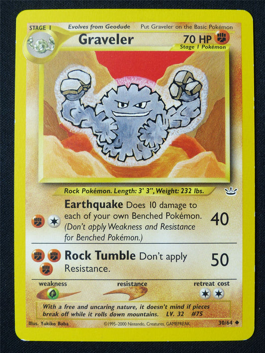 Graveler 30/64 neo Revelation - Pokemon Card #1HB