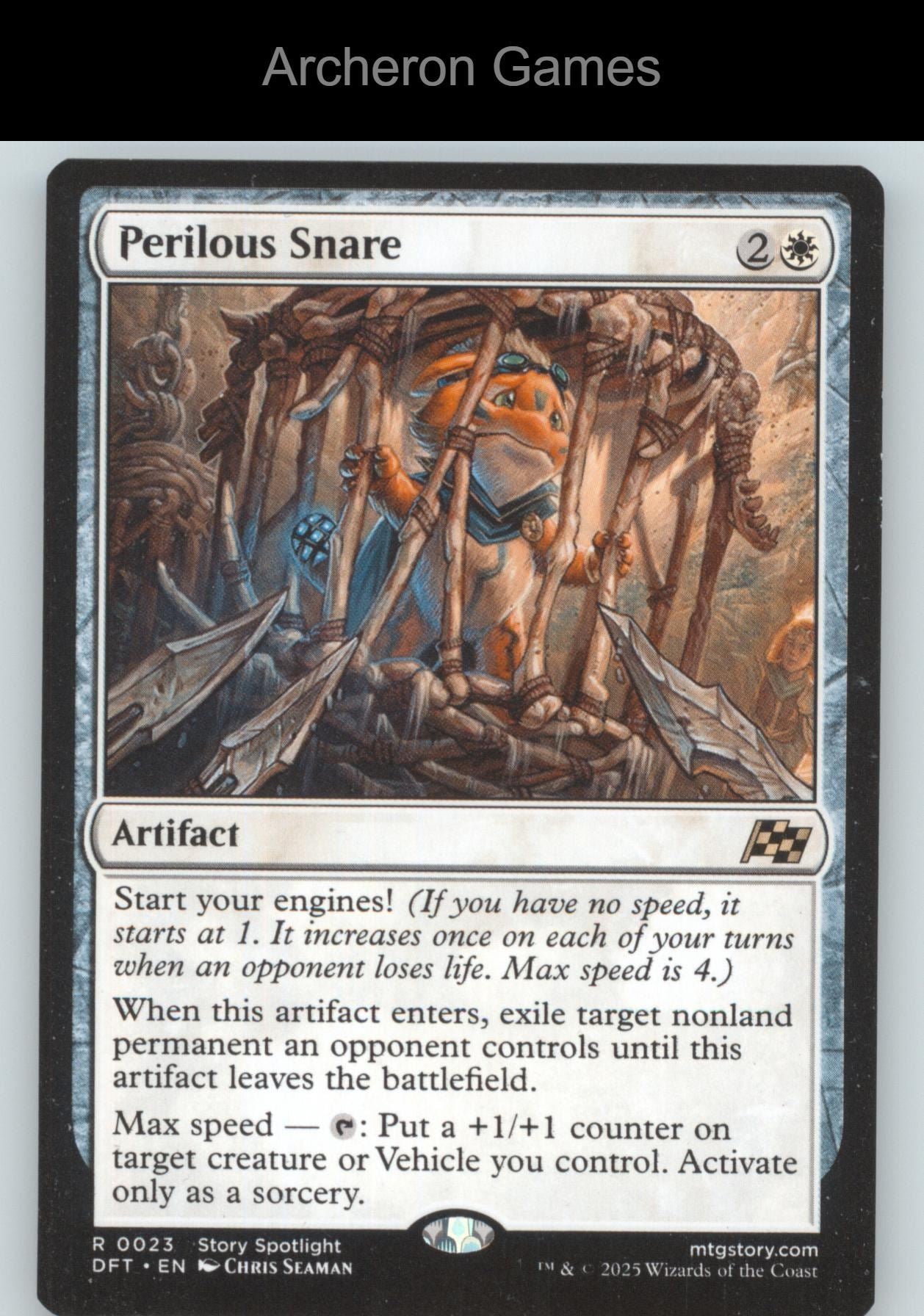 Perilous Snare 23 R MTG Card Aetherdrift