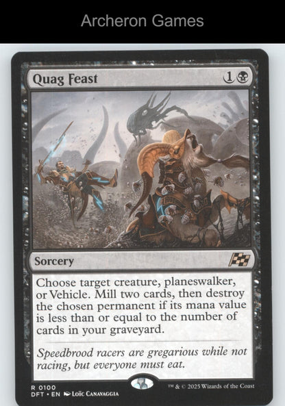 Quag Feast 100 R MTG Card Promo Pack: Aetherdrift