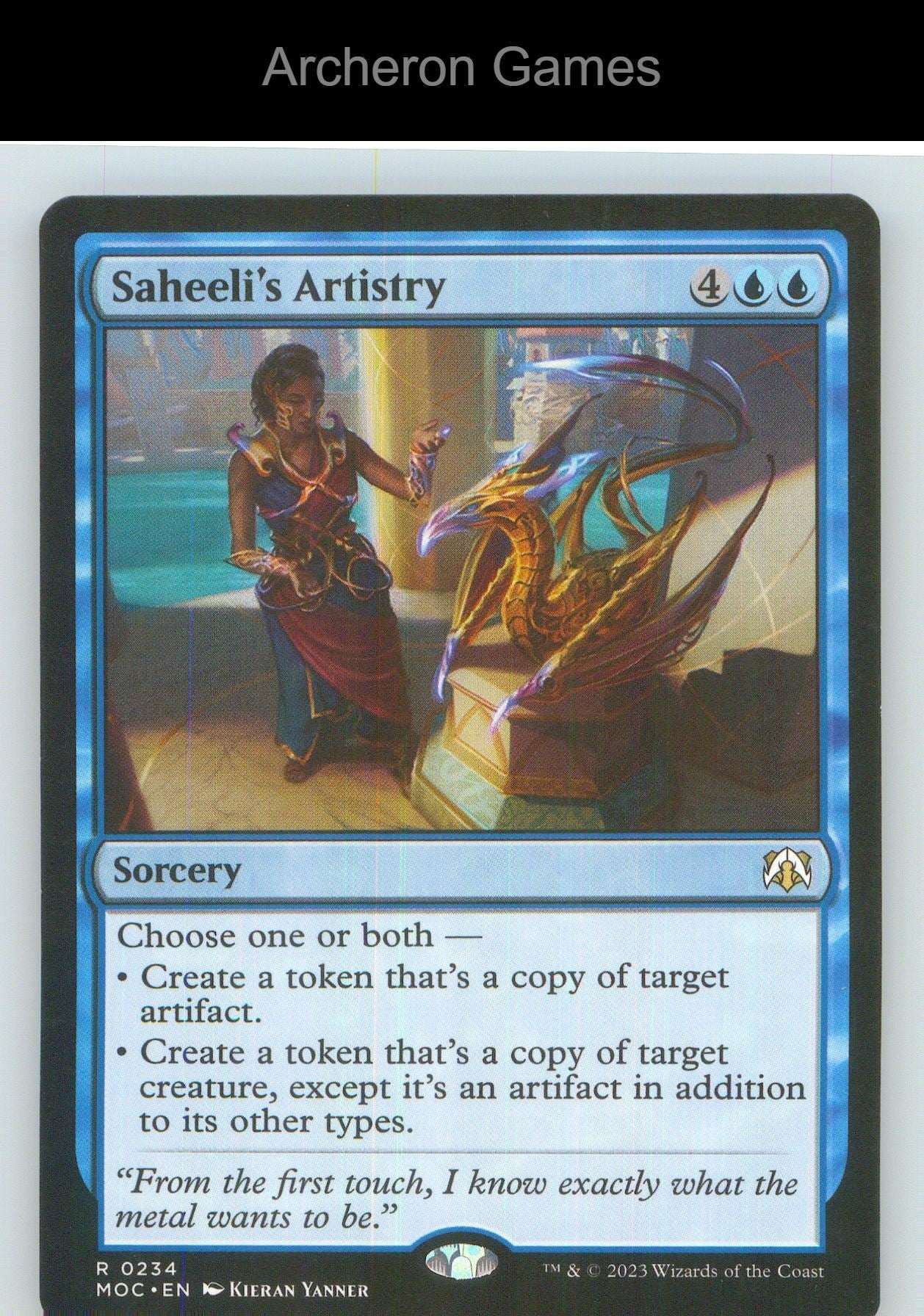 Saheeli's Artistry MOC 234 R MTG Card NM/EX+
