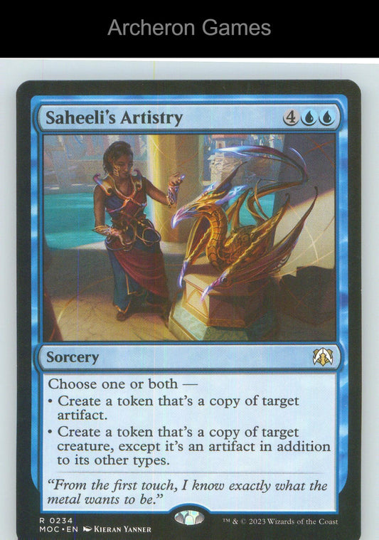 Saheeli's Artistry MOC 234 R MTG Card NM/EX+