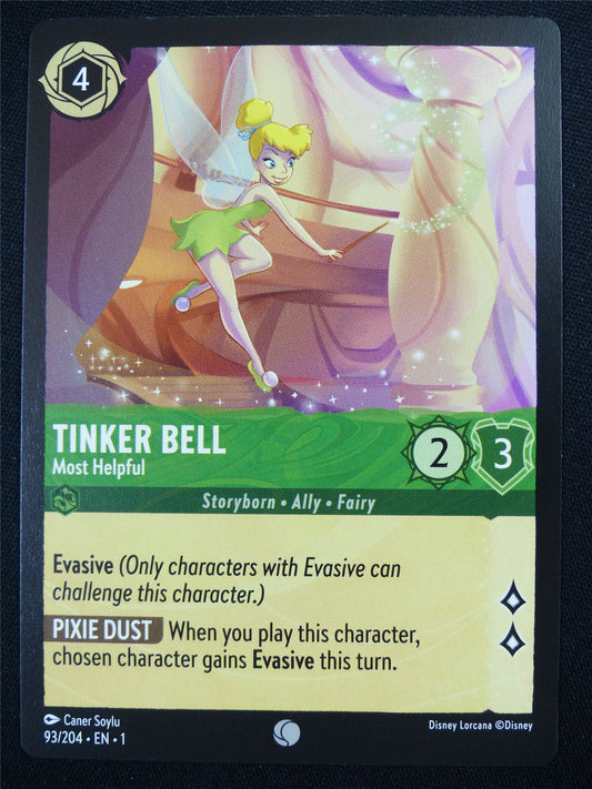 Tinker Bell Most Helpful 93/204 - Lorcana Card #4R6