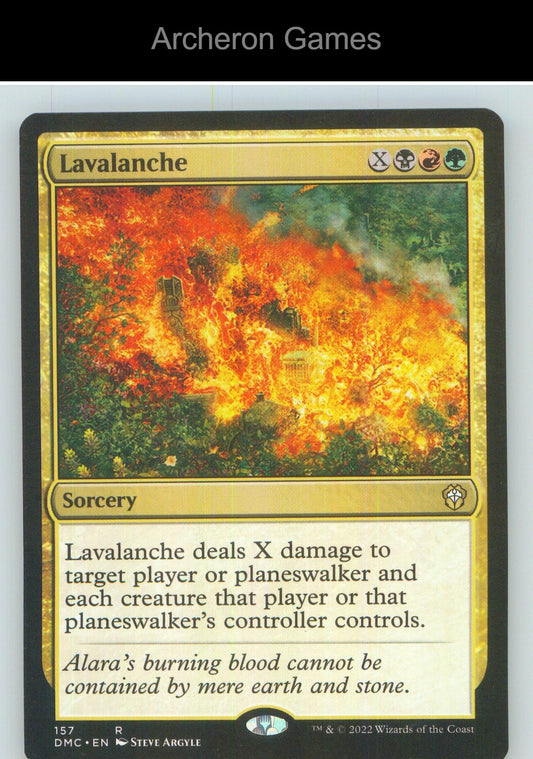Lavalanche DMC 157 R MTG Card NM/EX+