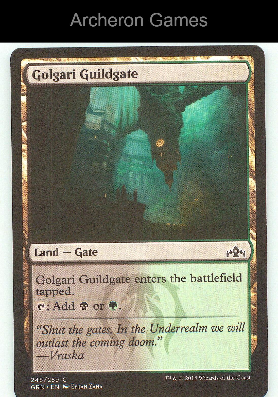 Golgari Guildgate (248) GRN 248 C MTG Card NM/EX+