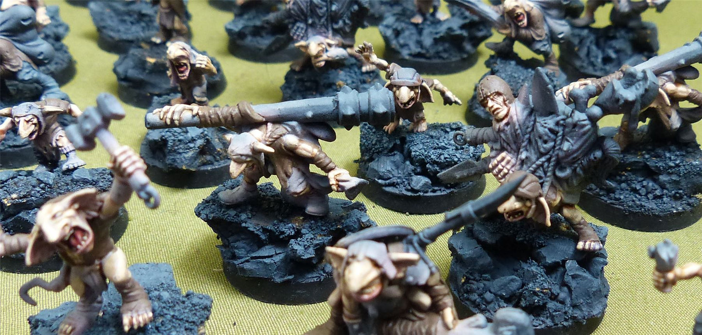 Gnoblars painted set of 38 - Ogor Mawtribes - Warhammer AoS #27G