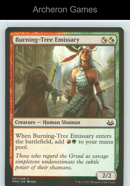 Burning-Tree Emissary MM3 207 C MTG Card NM/EX+
