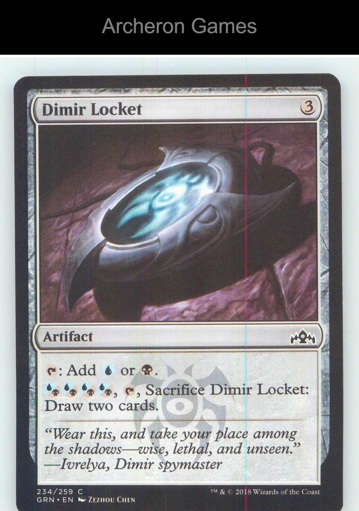 Dimir Locket GRN 234 C MTG Card NM/EX+
