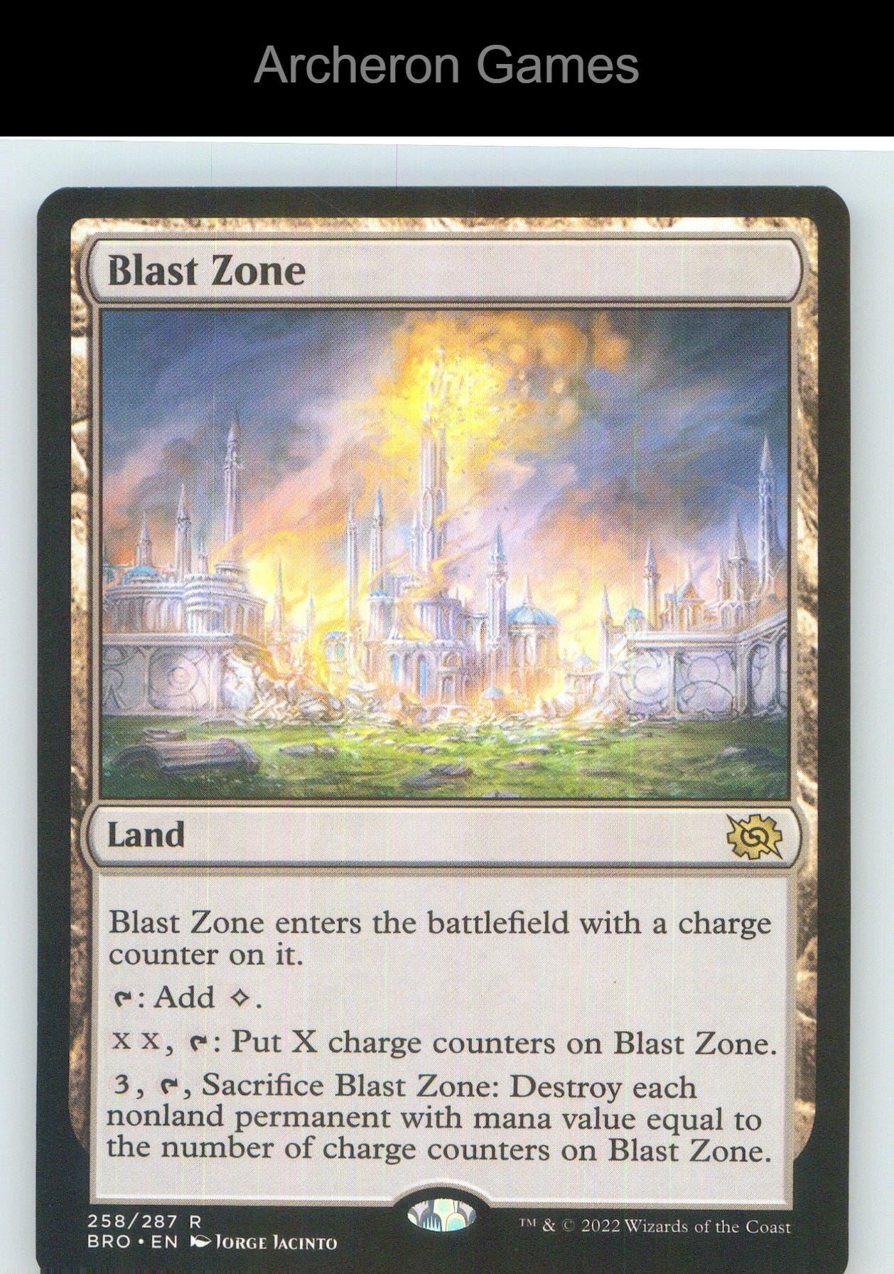 Blast Zone BRO 258 R MTG Card NM/EX+