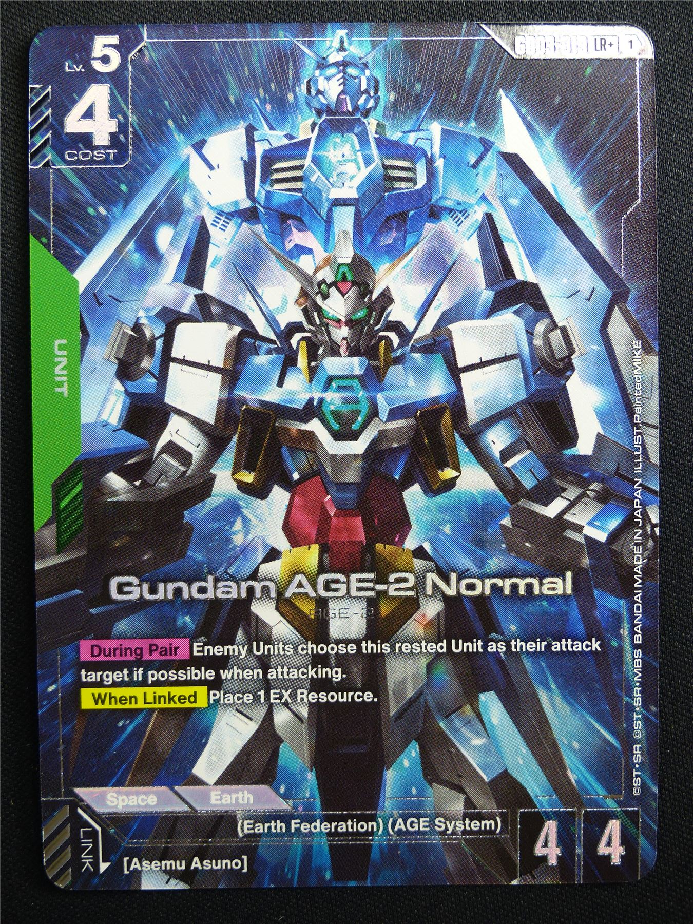 Gundam AGE-2 Normal GD03-019 LR+ Foil - Gundam Card #95