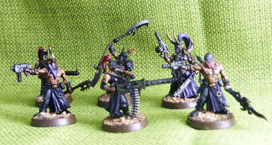 40K Cultists of the Abyss Painted 6 figures - Warhammer AoS 40k #BF