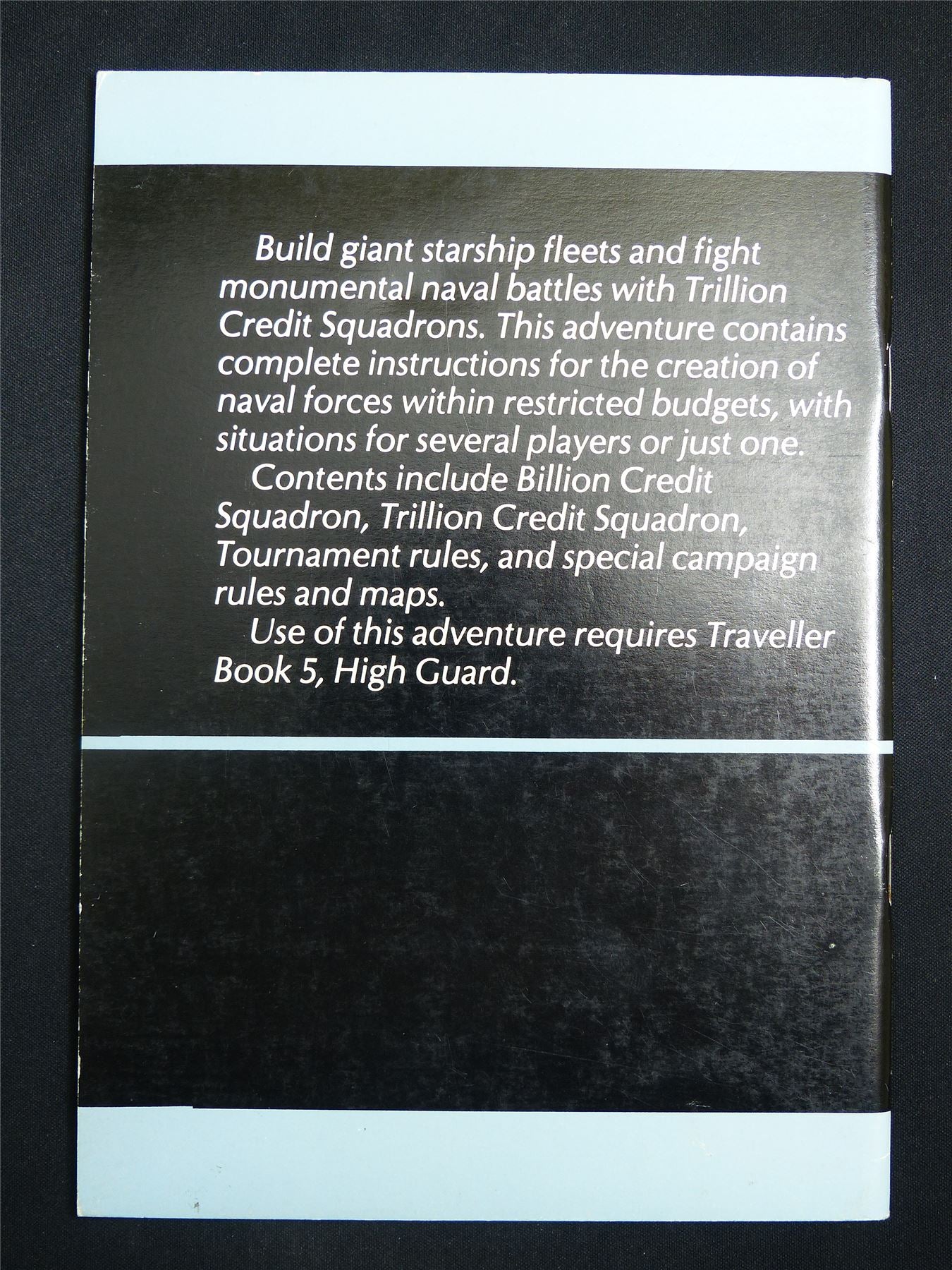Traveller: Adventure 5 Trillion Credit Squadron - Roleplaying Booklet #2TT