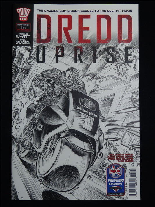 DREDD Uprise #2 Cvr B - 2000AD Comic #24V