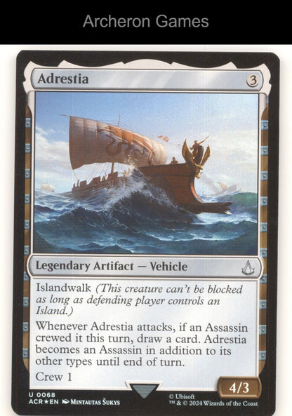 Adrestia 68 UC MTG Card Universes Beyond: Assassin's Creed