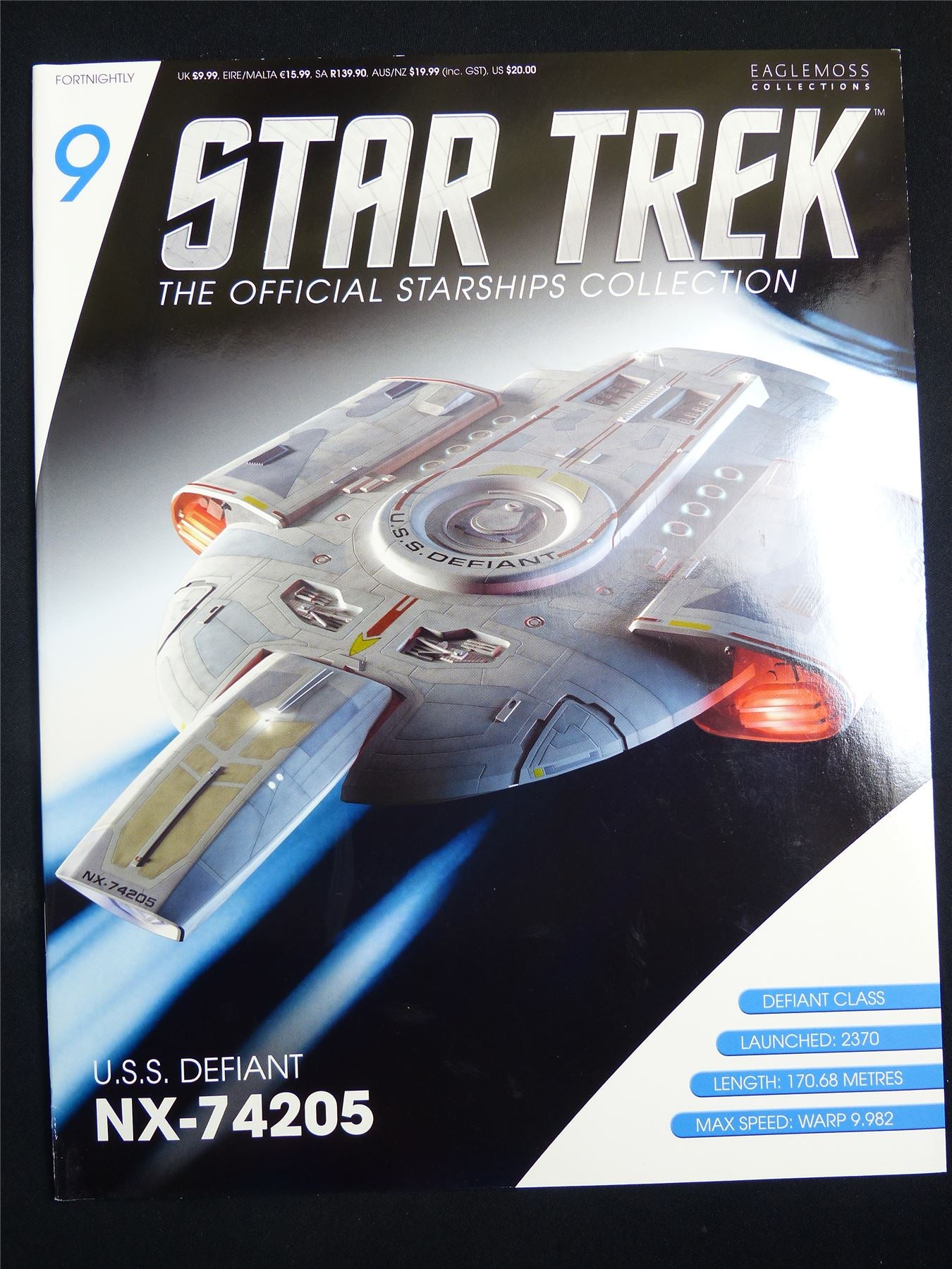Star Trek The official Starships Collection #9- Eaglemoss Magazine #2WR