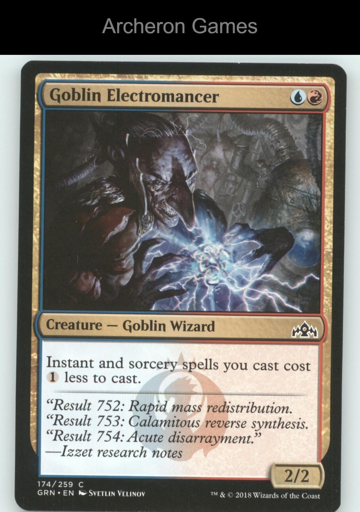 Goblin Electromancer 174 C MTG Card Guilds of Ravnica