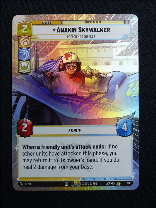 Anakin Skywalker 590 Hyperspace Foil - Star Wars Unlimited Card #15U