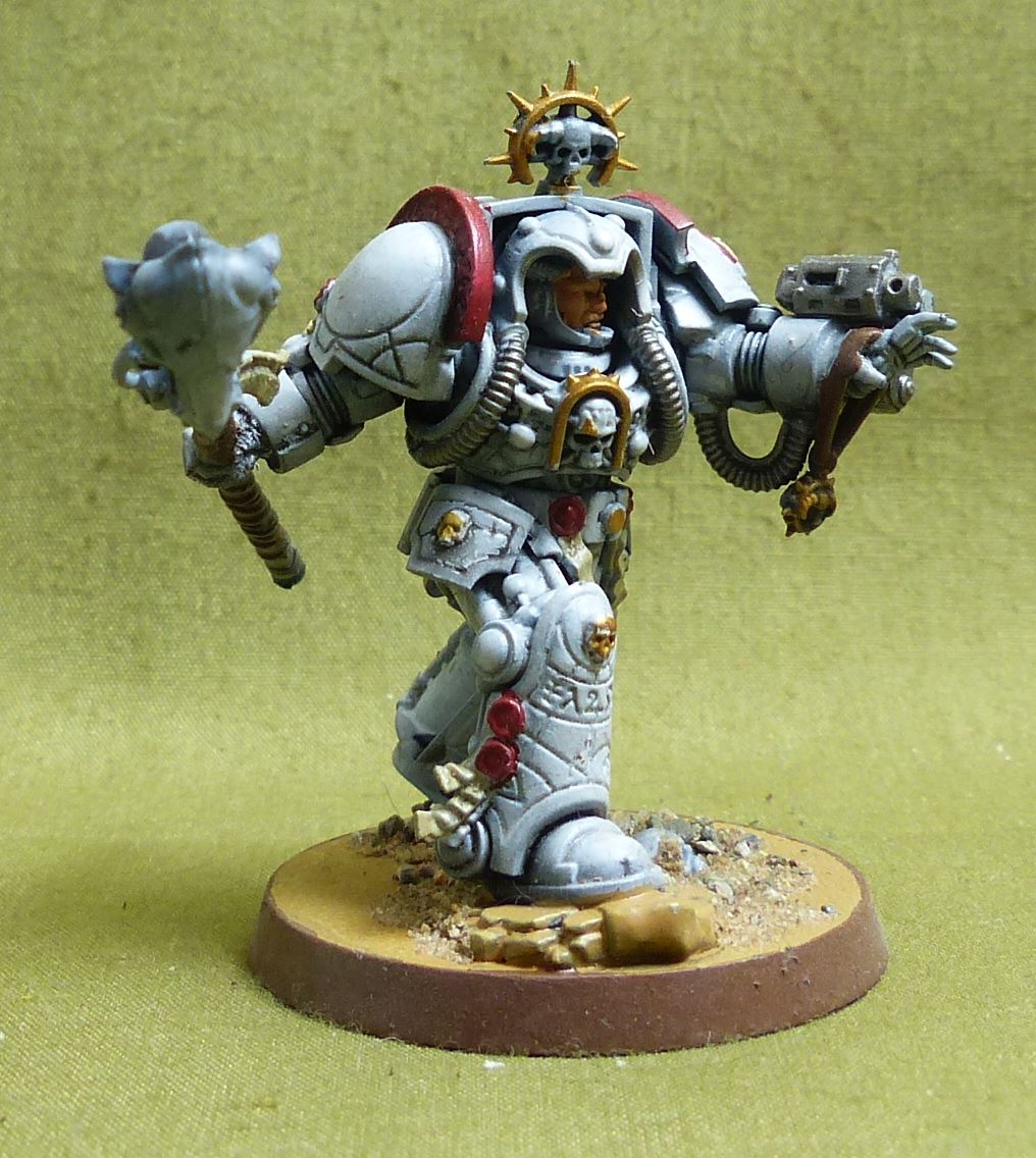 Librarian in Terminator Armour painted - White Scars - Warhammer 40K #4CC