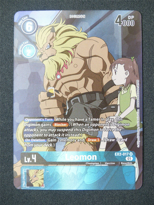 Leomon EX2-017 SR Foil - Digimon Card #2UE