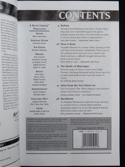 Inferno! Tales of Fantasy and Adventure #28 - Games Workshop Black Library Publication #1OI