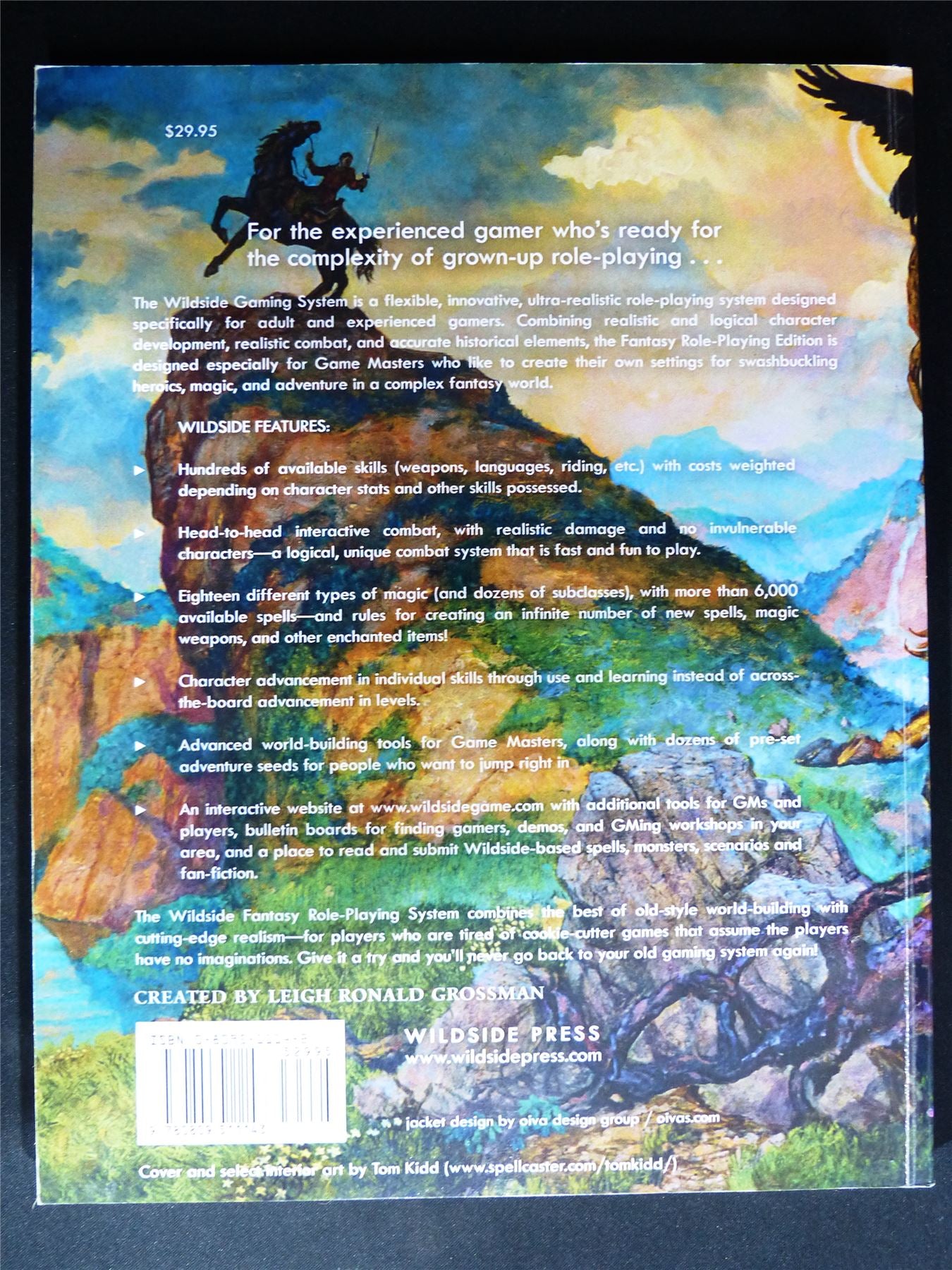 Wildside Gaming System Fantays Role-Playing 1st Edition - Roleplay Softback #2V3