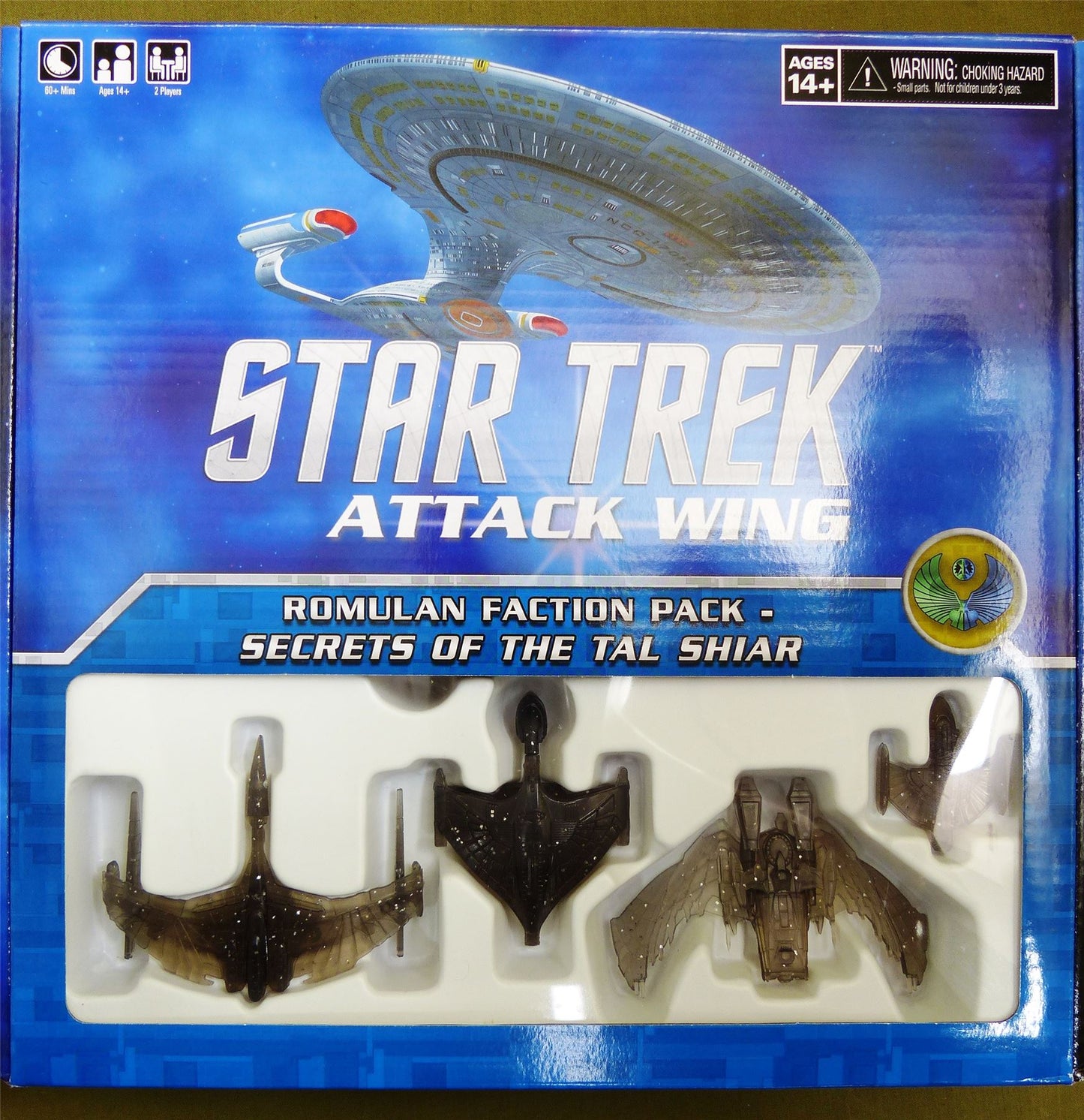 Star Trek Attack Wing: Romulan Faction Pack: Secrets of the Tal Shiar - Miniatures Games #3AX